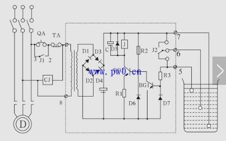 液位控制继电器怎么接_液位控制继电器接线图