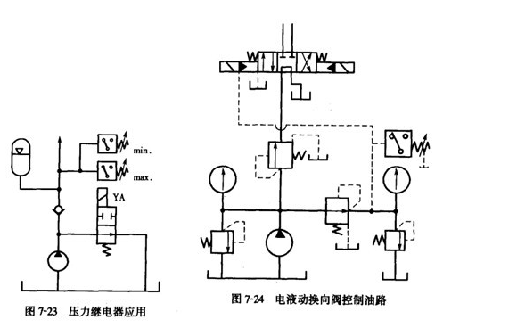 压力继电器控制回路