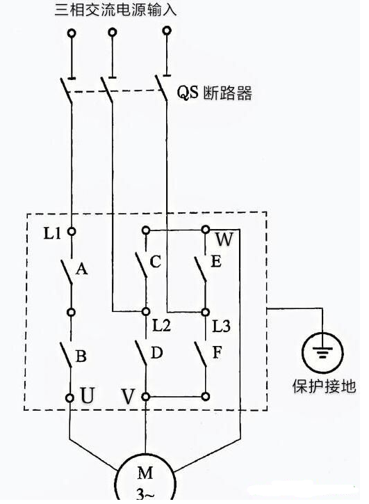 倒顺开关的工作原理