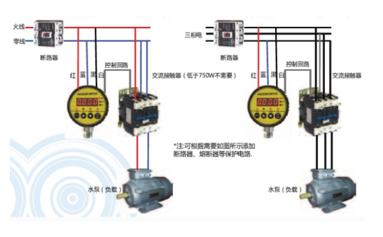 压力开关接线图与特点