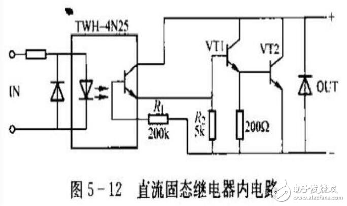 直流固态继电器内部电路_直流和交流固态继电器电路原理图