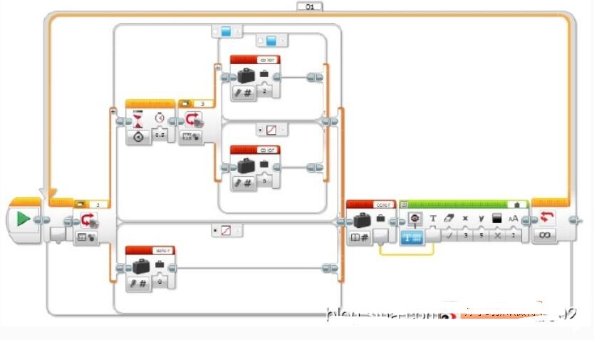 ev3颜色传感器能够识别几种颜色