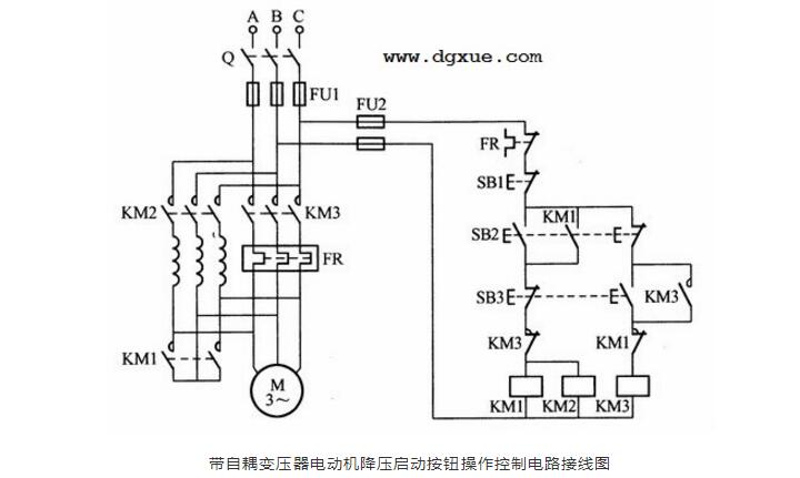 一文看懂自耦变压器实物接线图解