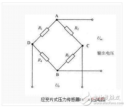 多款压力传感器的简单应用电路图