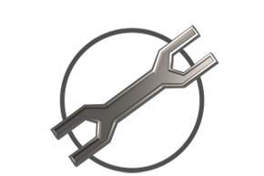 3D wrench icon