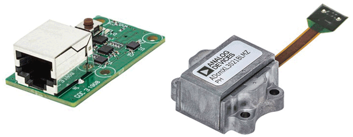 Figure 7. Wired vibration monitoring evaluation platform.